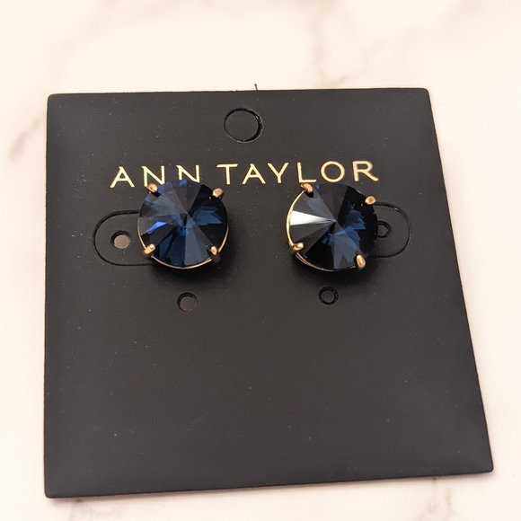 Ann Taylor Crystal Stud Earrings - Picture 3 of 5